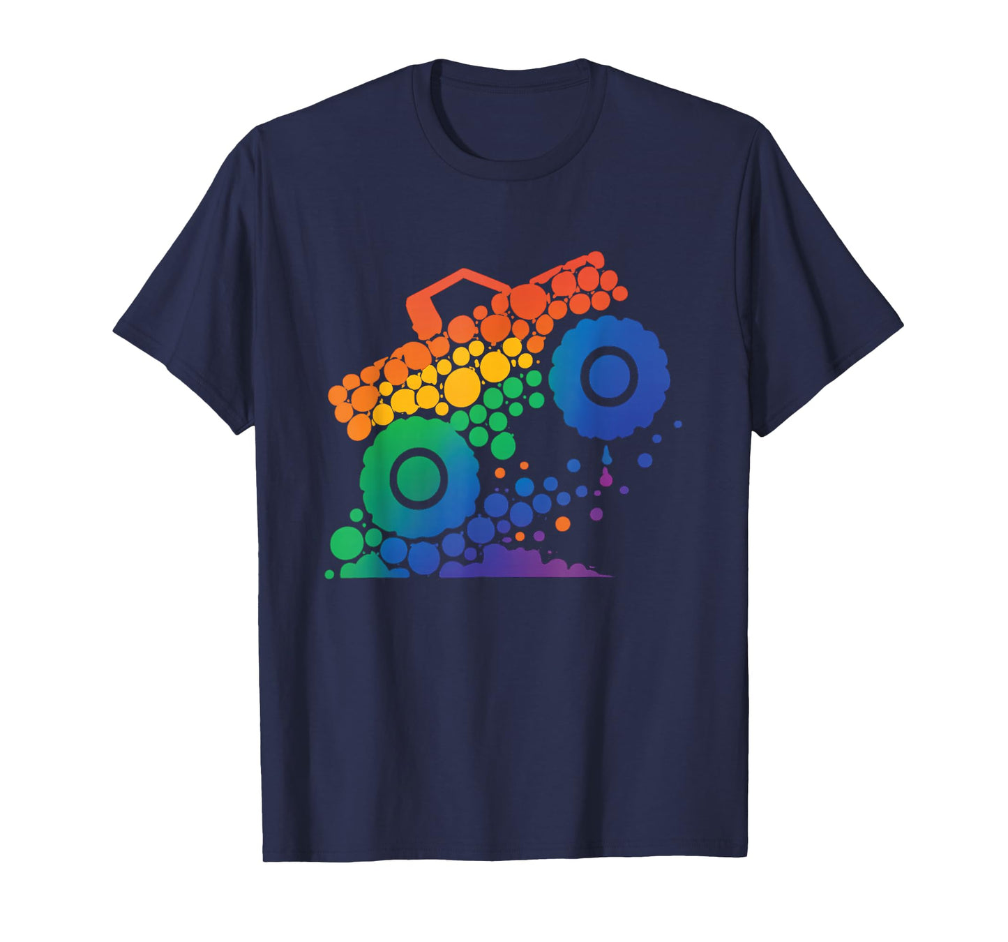 Polka Dot Monster Truck Funny Dot Day for Boys Kids Toddler T-Shirt