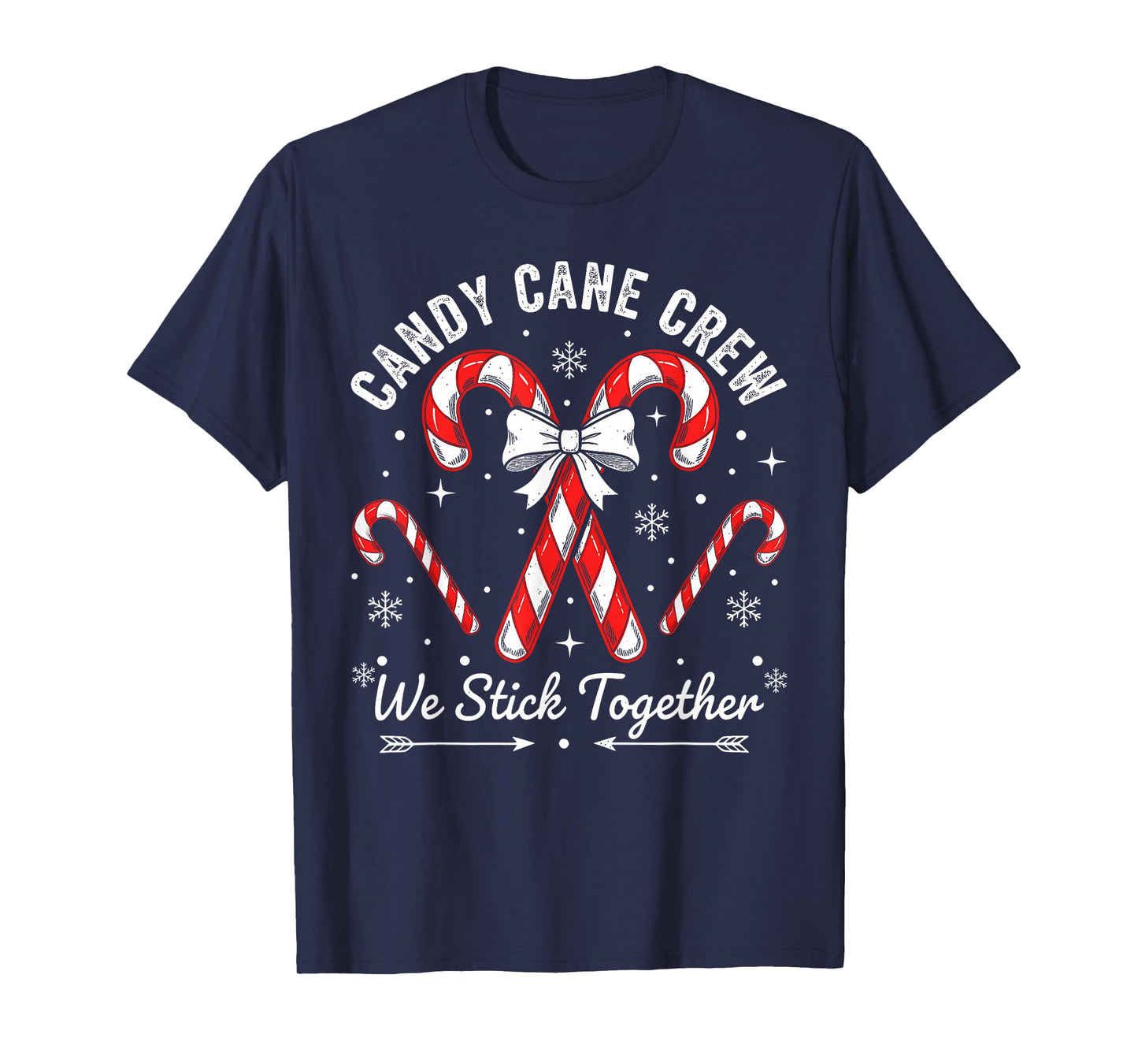 Candy Cane Squad Christmas Shirt Family Matching Pajamas T-Shirt