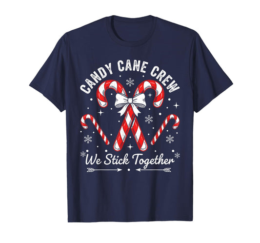 Candy Cane Squad Christmas Shirt Family Matching Pajamas T-Shirt