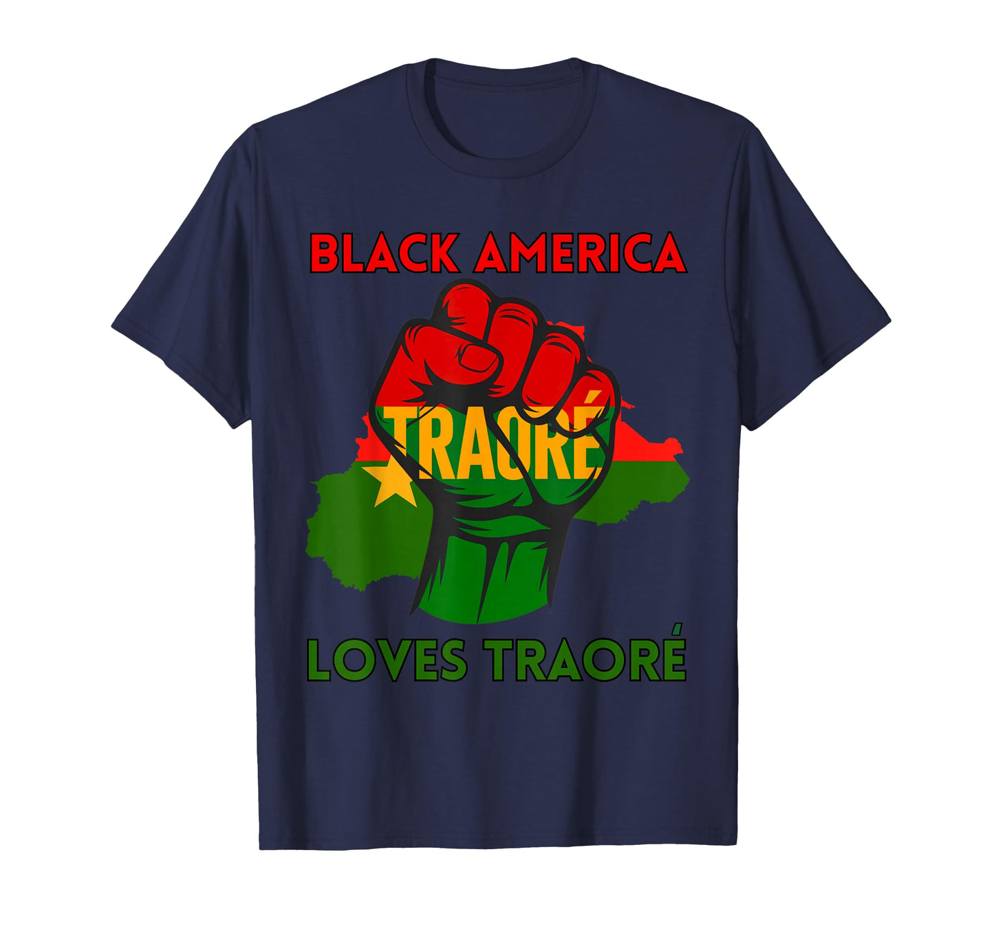 Burkina Ibrahim Traoré Shirt Black loves Ibrahima Traoré T-Shirt