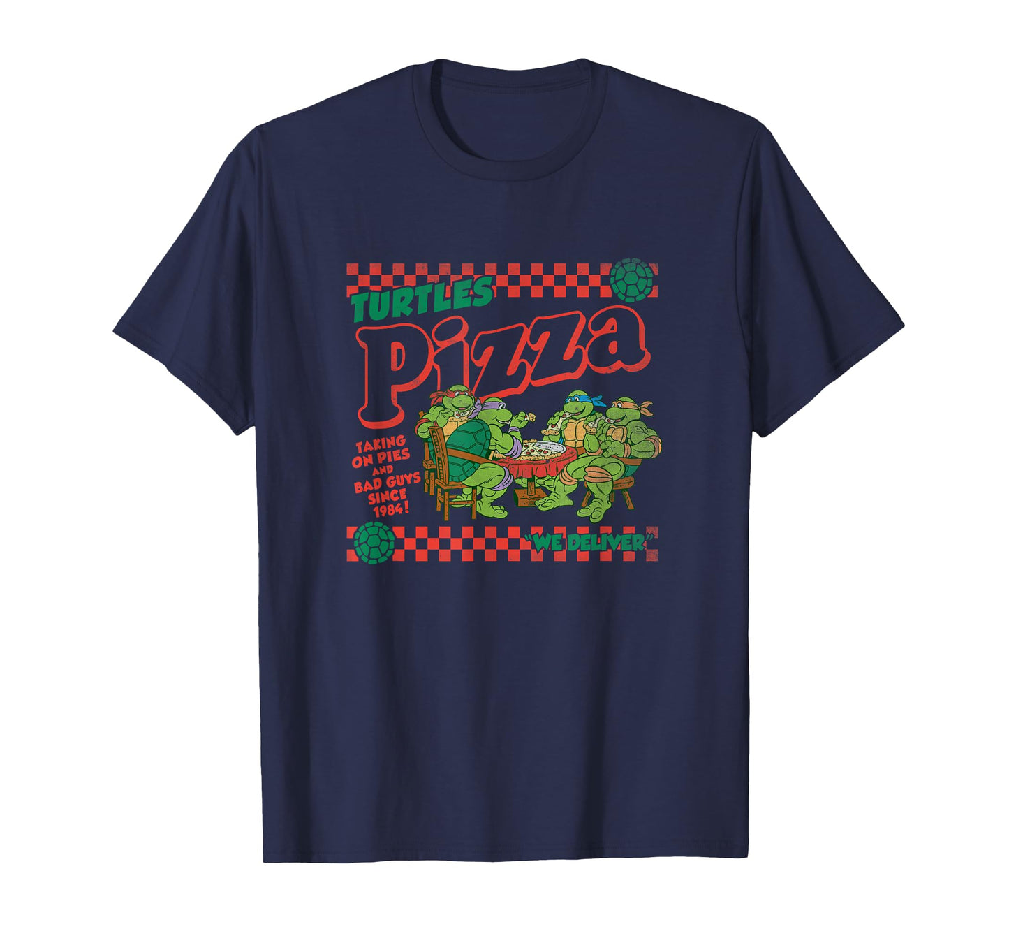 Teenage Mutant Ninja Turtles Pizza Delivery Classic Logo T-Shirt