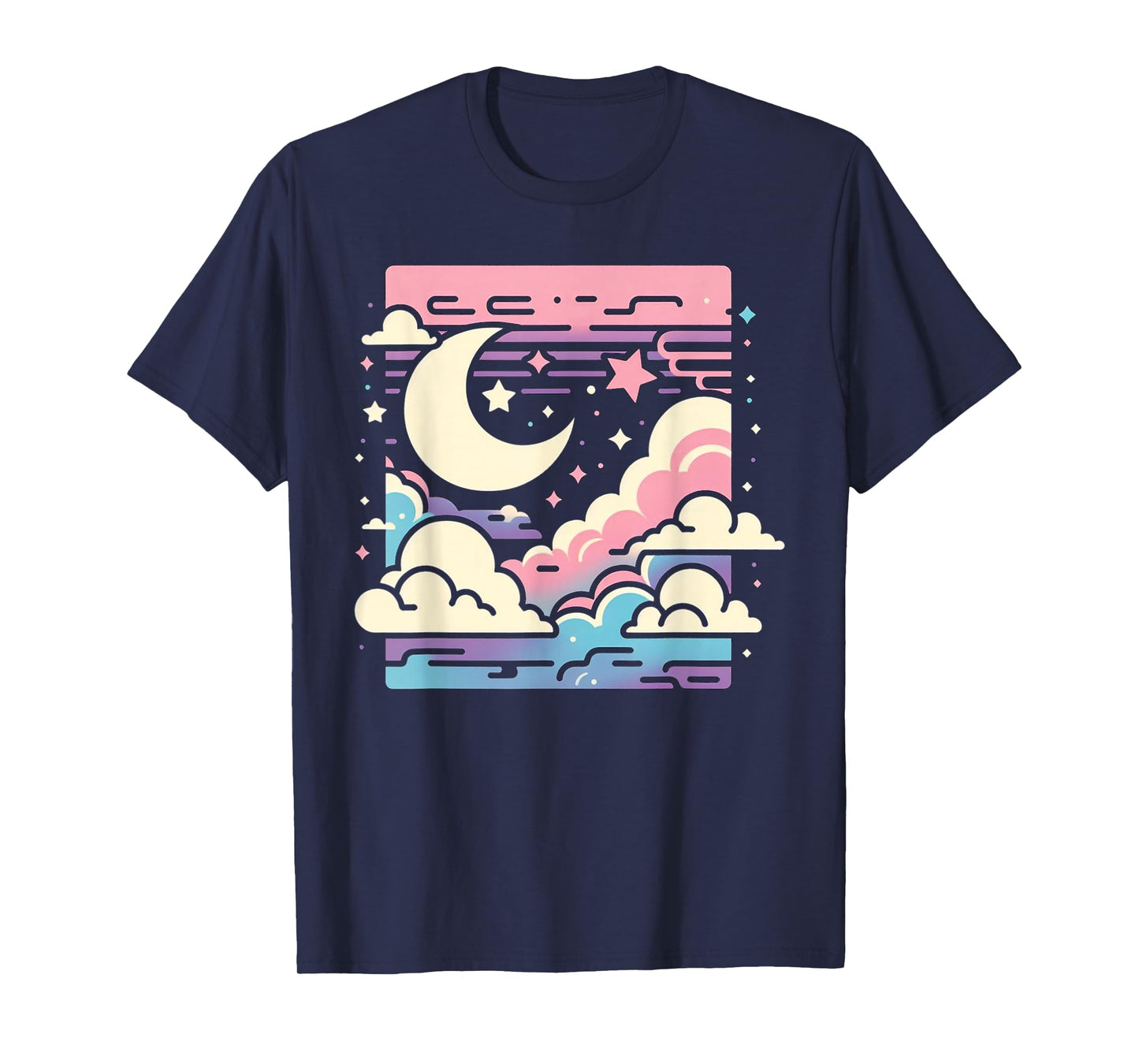 Clouds Vaporwave Aesthetic Japanese Anime Kawaii T-Shirt