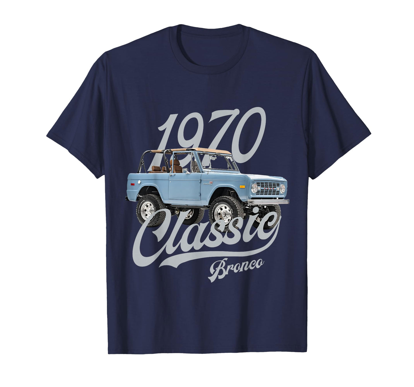 Classic bronco 1970 blue white T-Shirt