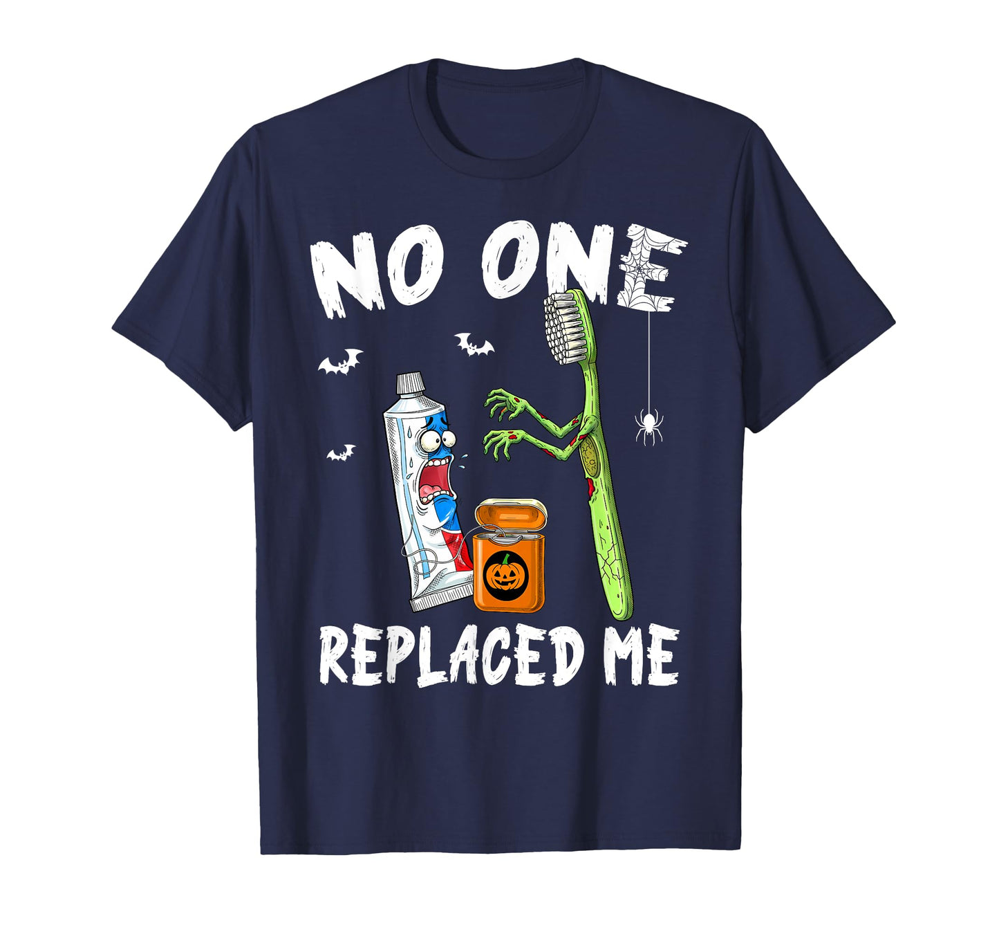 Zombie Tooth Brush Dental Hygienist Assistant Halloween T-Shirt