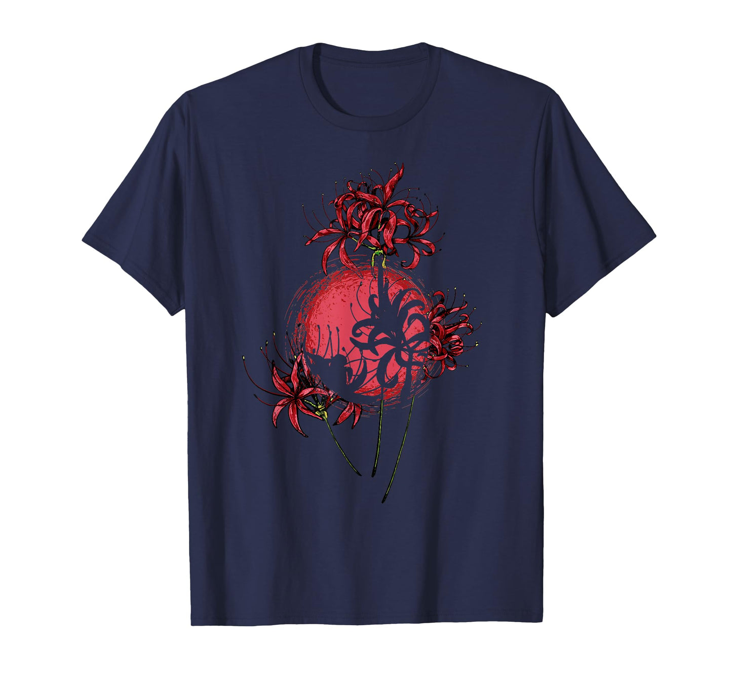 Japanese Spider Lily Lycoris Grunge Anime Aesthetic Flower T-Shirt