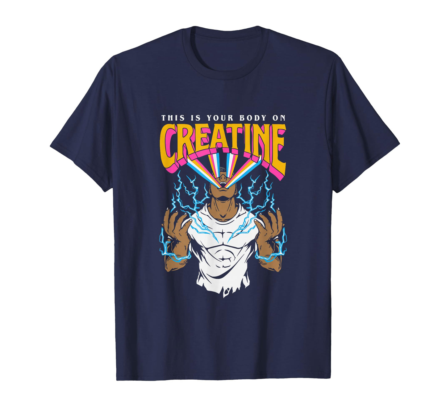 This is Your Body On Creatine Workout Gym Birthday Gift T-Shirt Small
