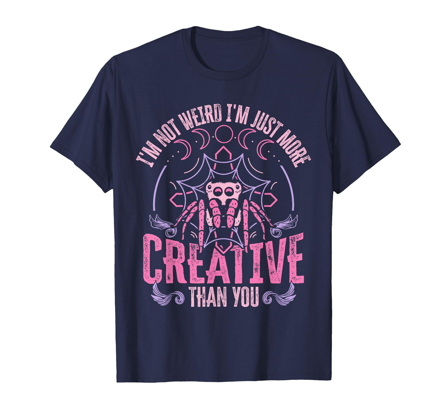 Kawaii Creepy Spider Pastel Goth Anime T-Shirt