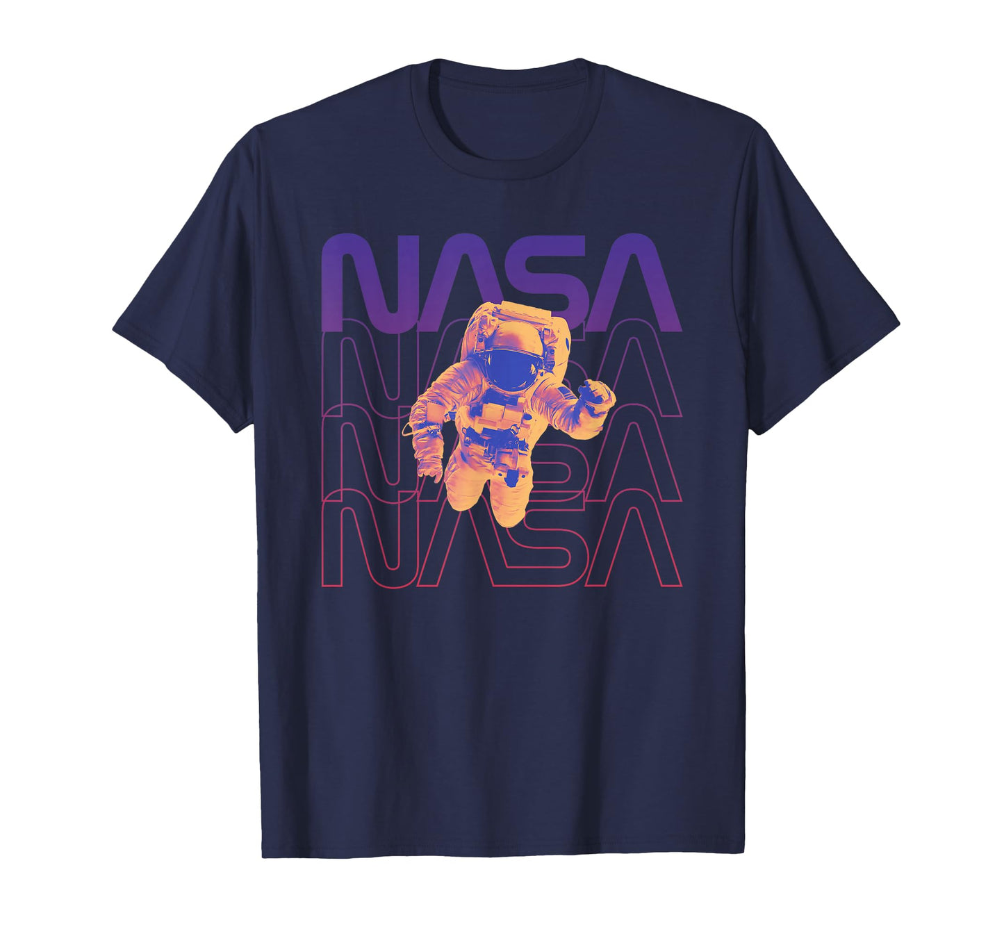 Floating in space NASA tee occupy Mars Astronaut in space T-Shirt