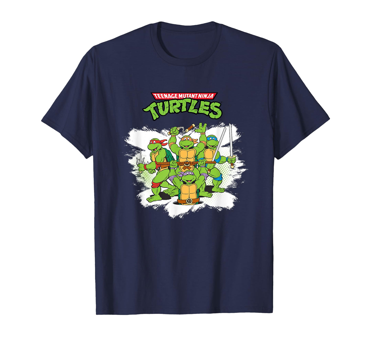 Mademark x Teenage Mutant Ninja Turtles - Original Teenage Mutant Ninja Turtles Classic Retro Logo T-Shirt