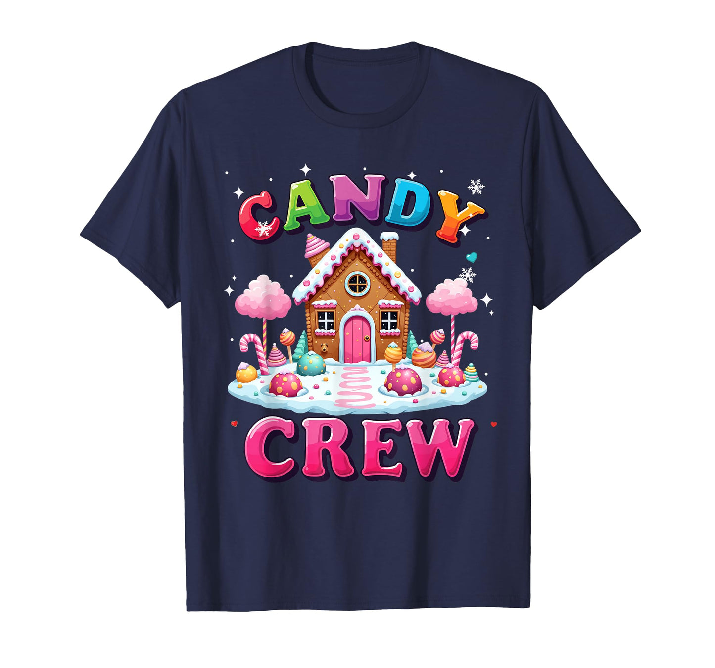 Candy Land Candy Crew Decorations Sweetie Candy Squad Xmas T-Shirt