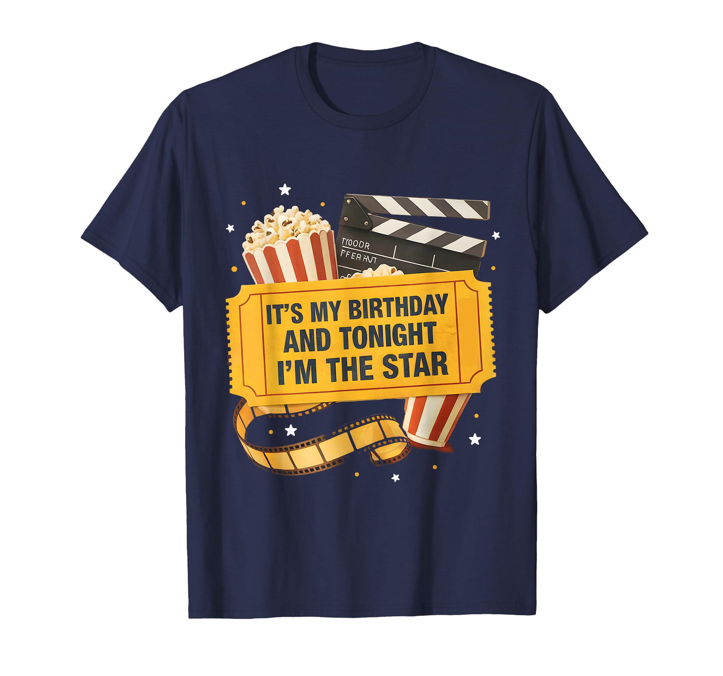 Movie Birthday Party Theme Family Movie Night T-Shirt