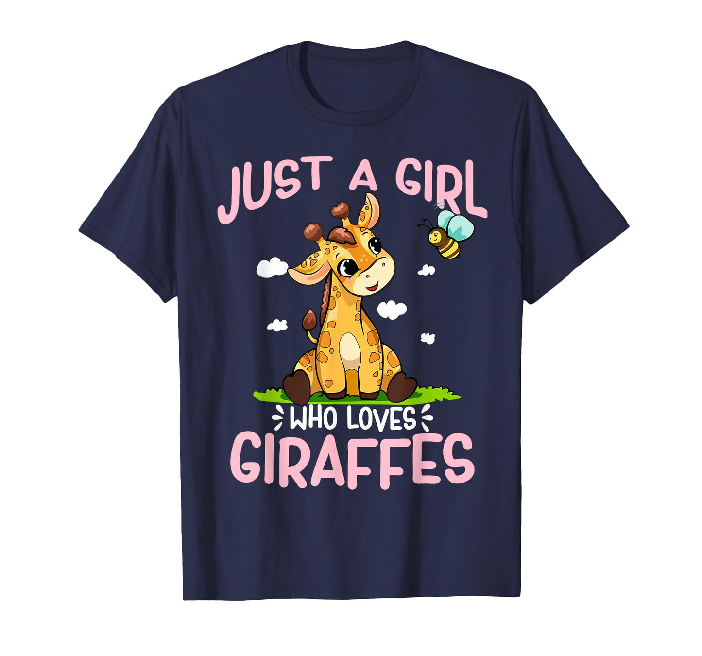 Just A Girl Who Loves Giraffes Cute Baby Giraffe T-Shirt