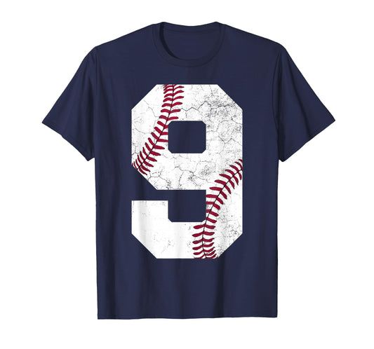 9th Birthday 2016 Baseball Boys Kids Nine 9 Ninth Gift T-Shirt