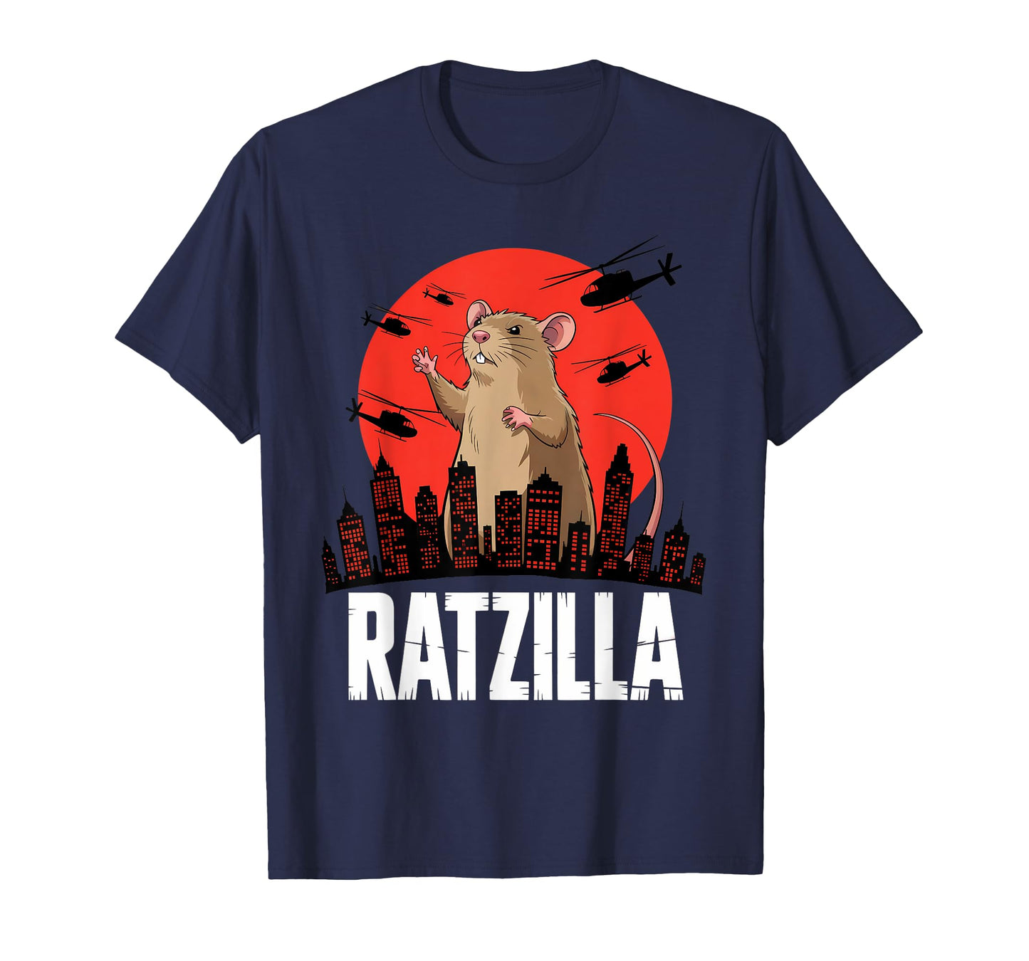 Ratzilla Funny Rat Monster Japanese Art T-Shirt