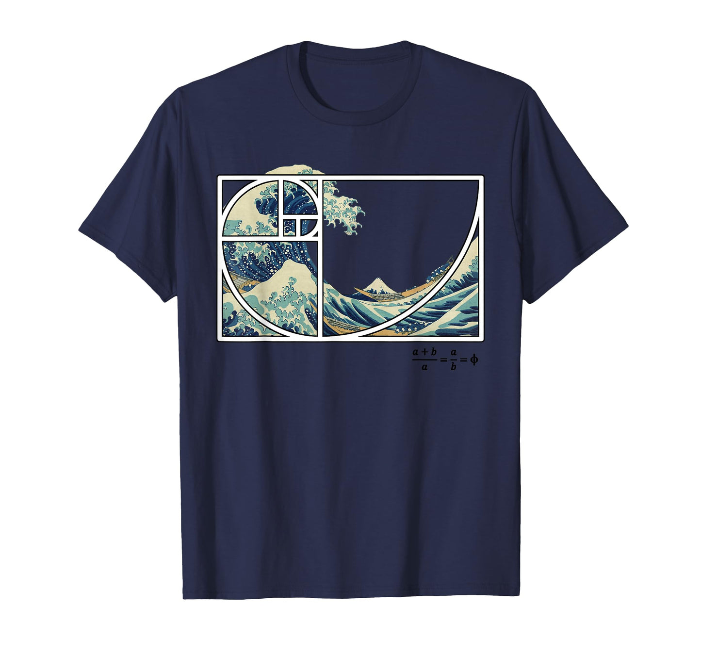The Great Fibonacci Wave off Kanagawa T-Shirt