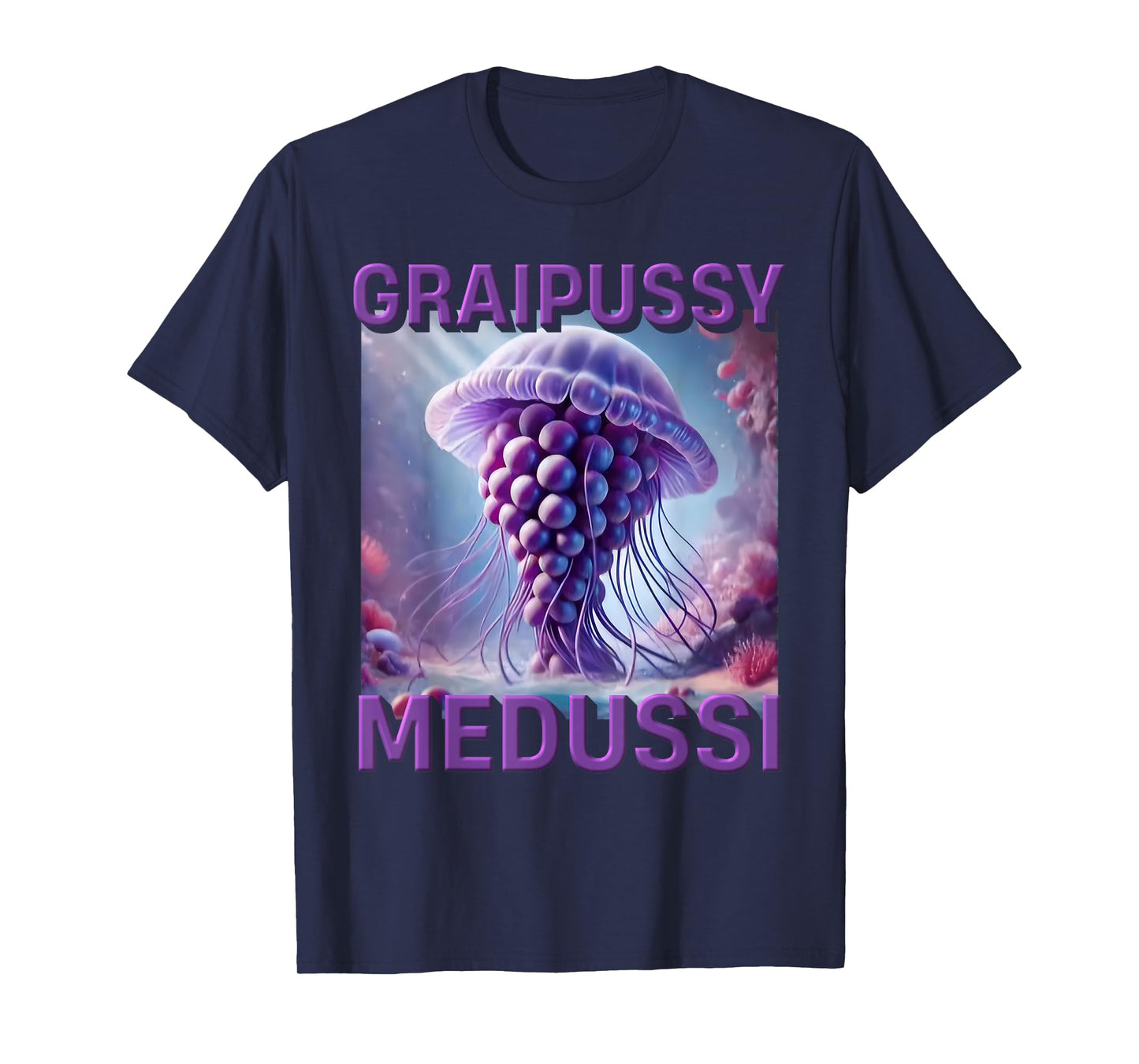Graipussy Medussi Hilarious Meme Brainrot Italian Kids Joke T-Shirt