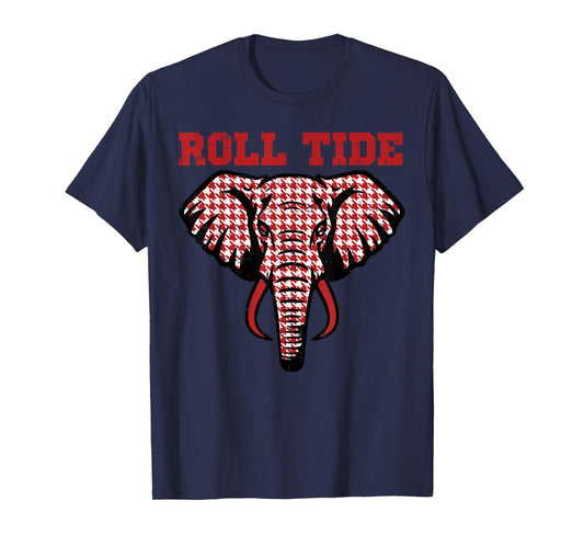 Elephant Roll Tide Women Kids Boys Girls Youth Teen Men T-Shirt