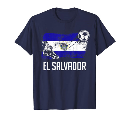 El Salvador Flag Jersey Salvadorean Soccer Team Salvadorean T-Shirt