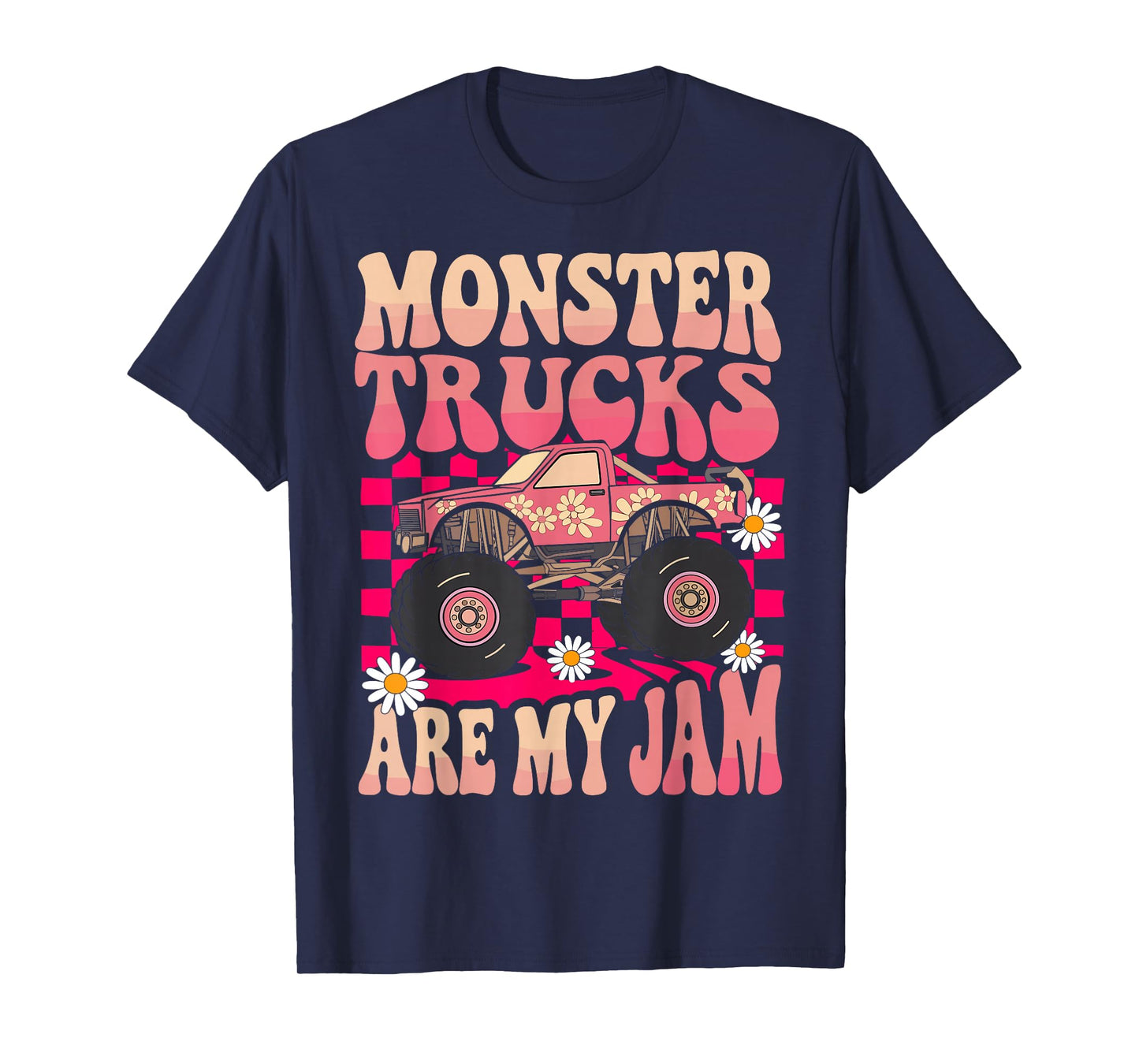 Monster Trucks Are My Jam Colorful Monster Truck T-Shirt