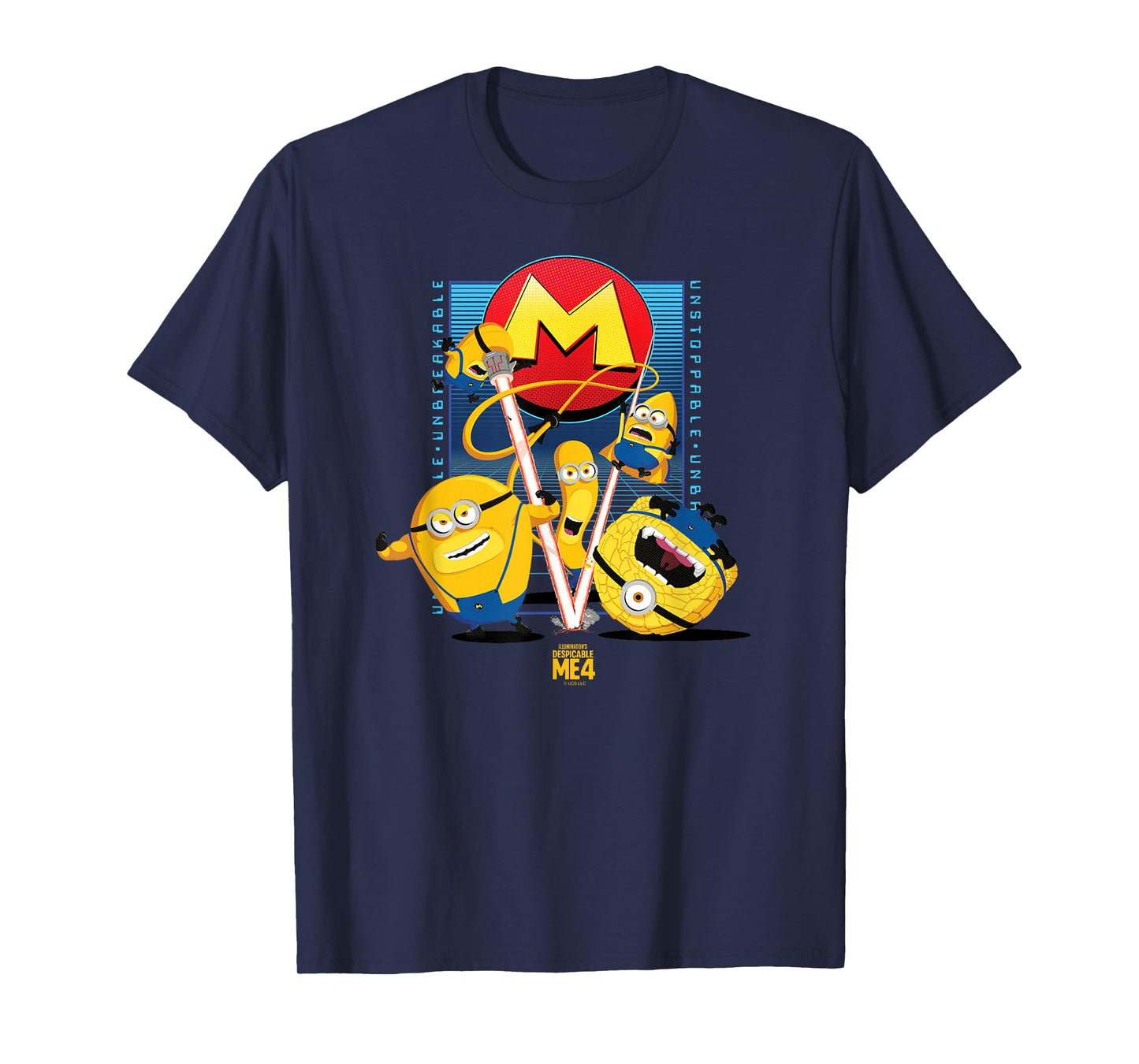 Minions Despicable Me 4 Mega Minions Group T-Shirt