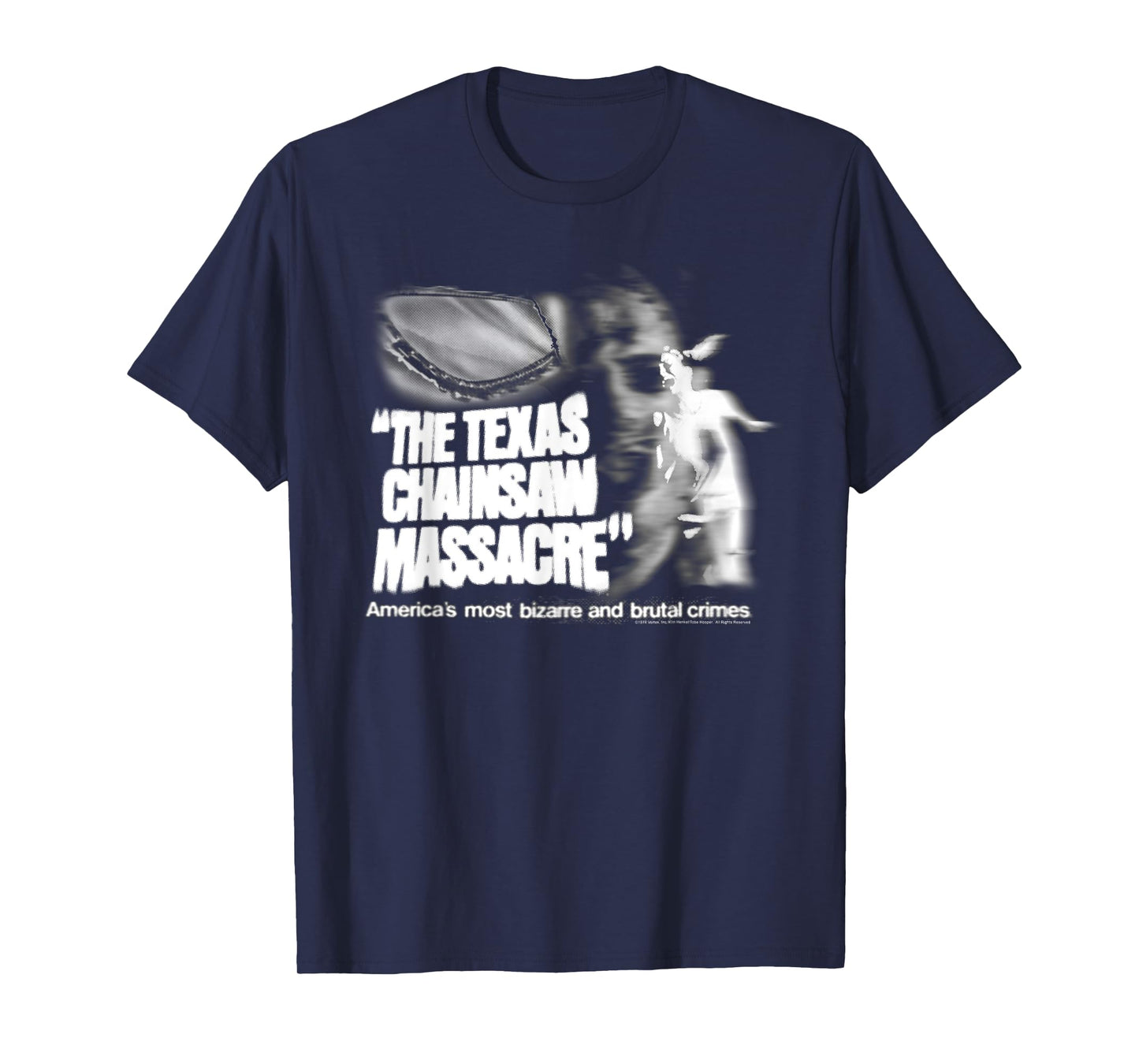 The Texas Chainsaw Massacre Blurry Bizarre and Brutal Horror T-Shirt