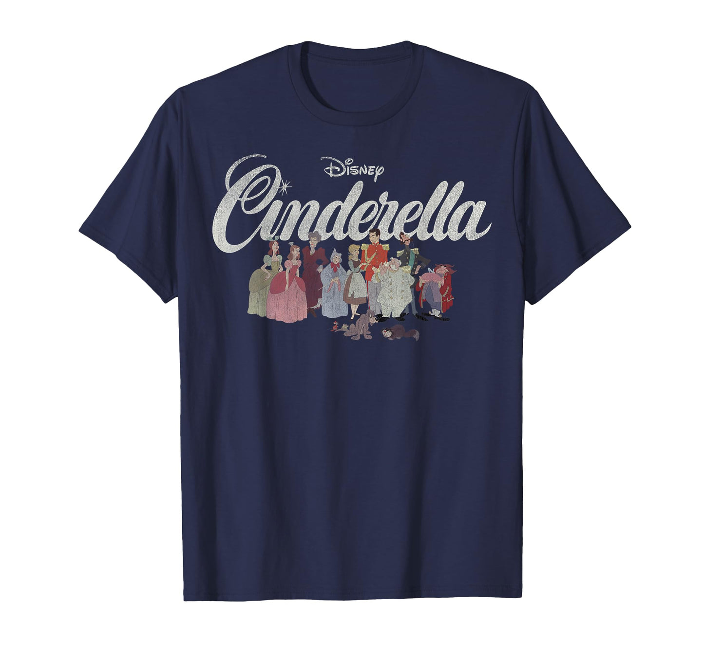Disney Cinderella Group Shot All Lined Up T-Shirt