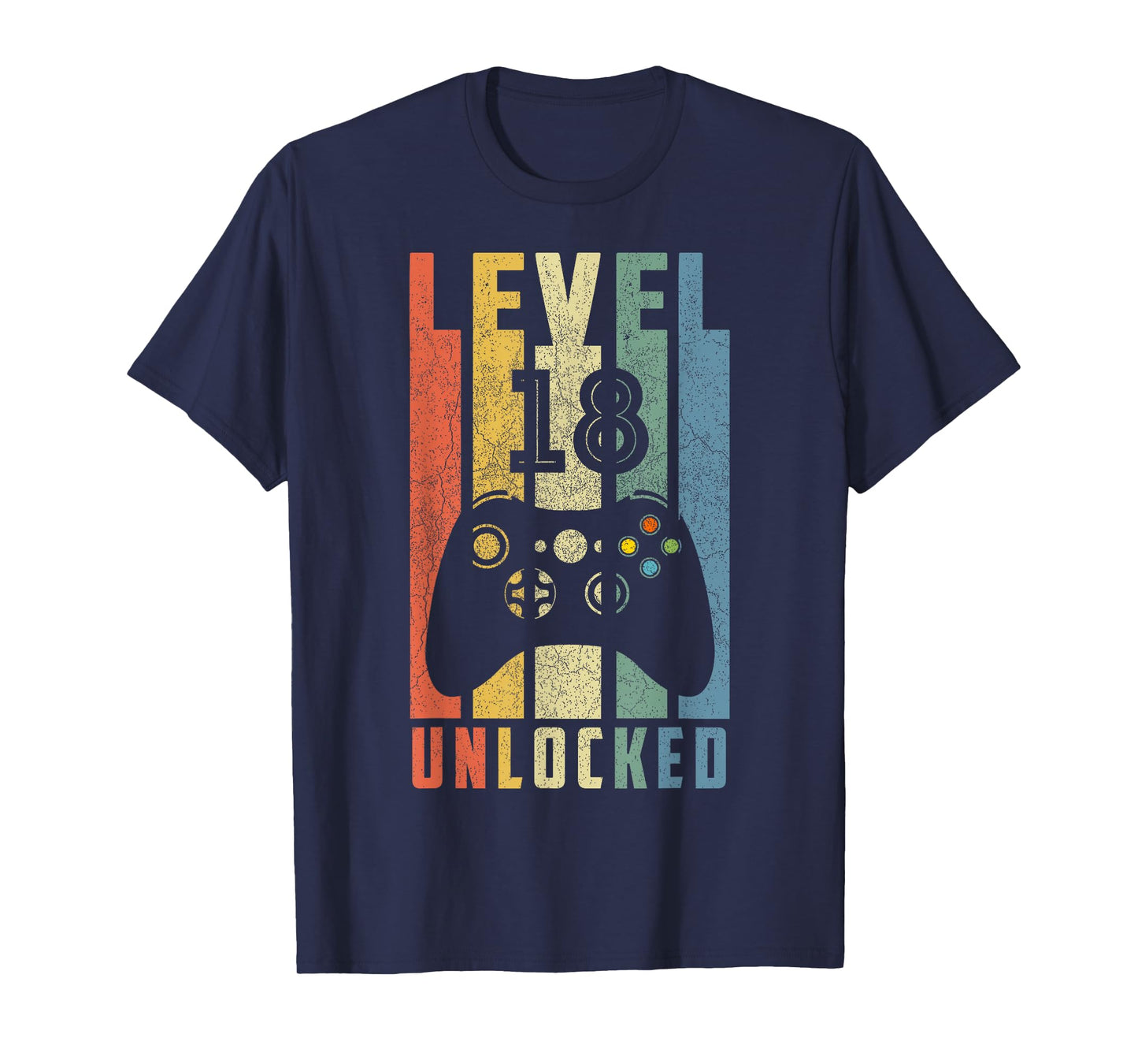 Level 18 Unlocked Tshirt 18th Video Gamer Birthday Boy Gifts T-Shirt