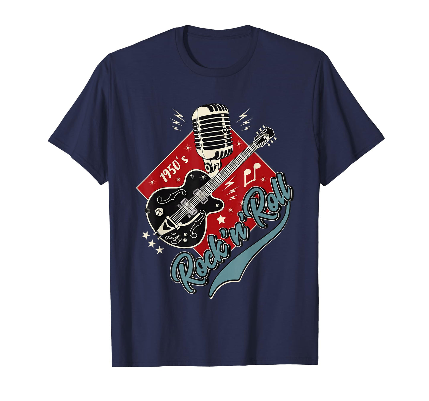 50s Rockabilly Clothing 1950s Sock Hop Swing Greaser Rocker T-Shirt