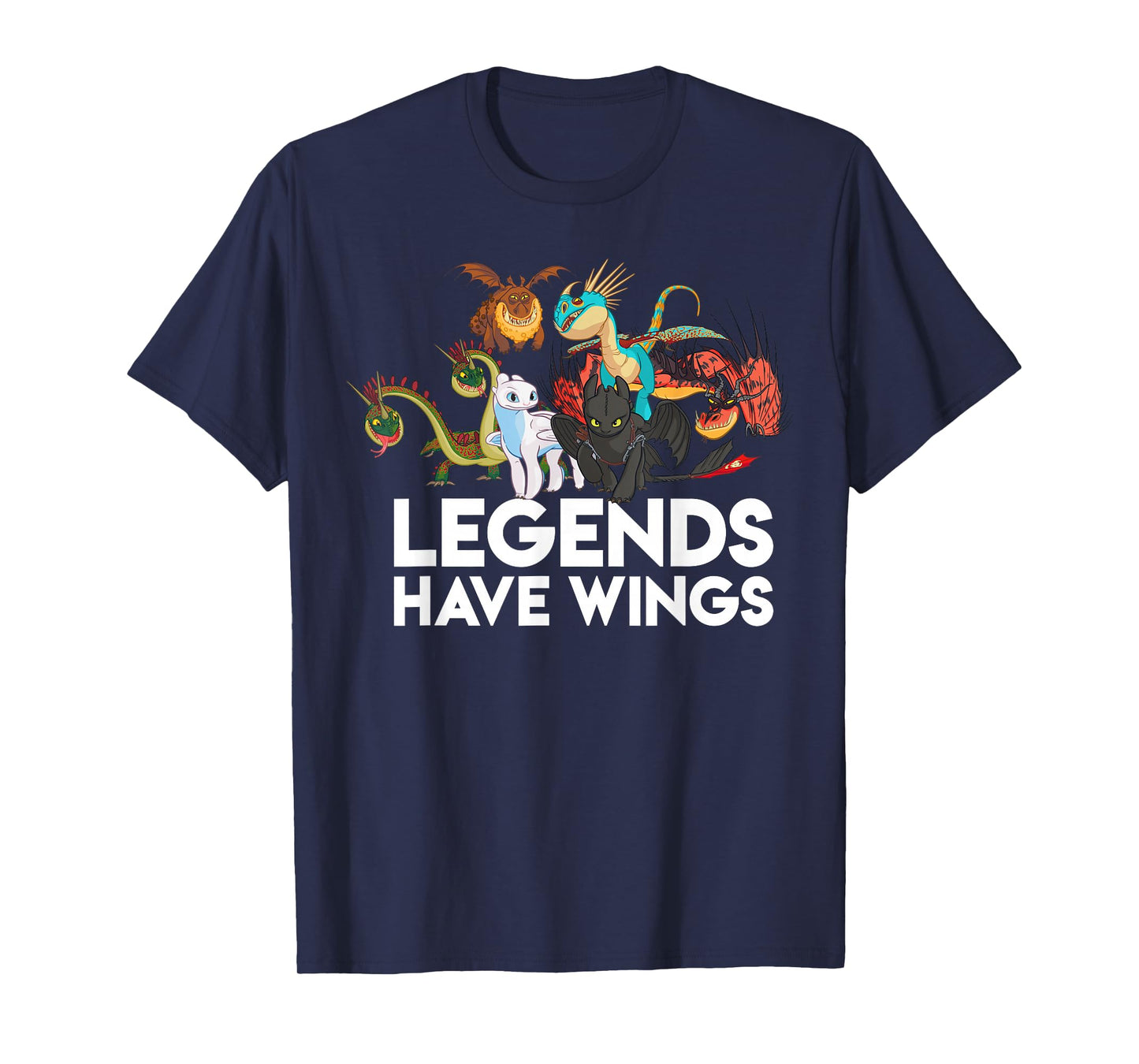How to Train Your Dragons 3 Hidden World Legends Have Wings T-Shirt