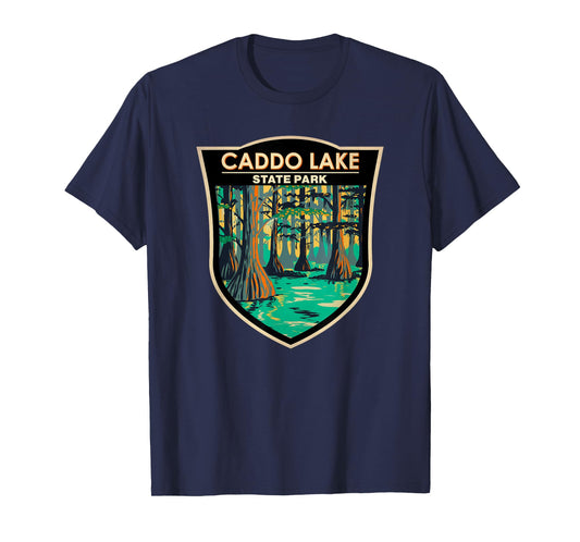 Caddo Lake State Park Texas Badge Vintage T-Shirt