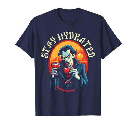 Dracula Halloween Scary Trick Or Treat Spooky Vampire T-Shirt