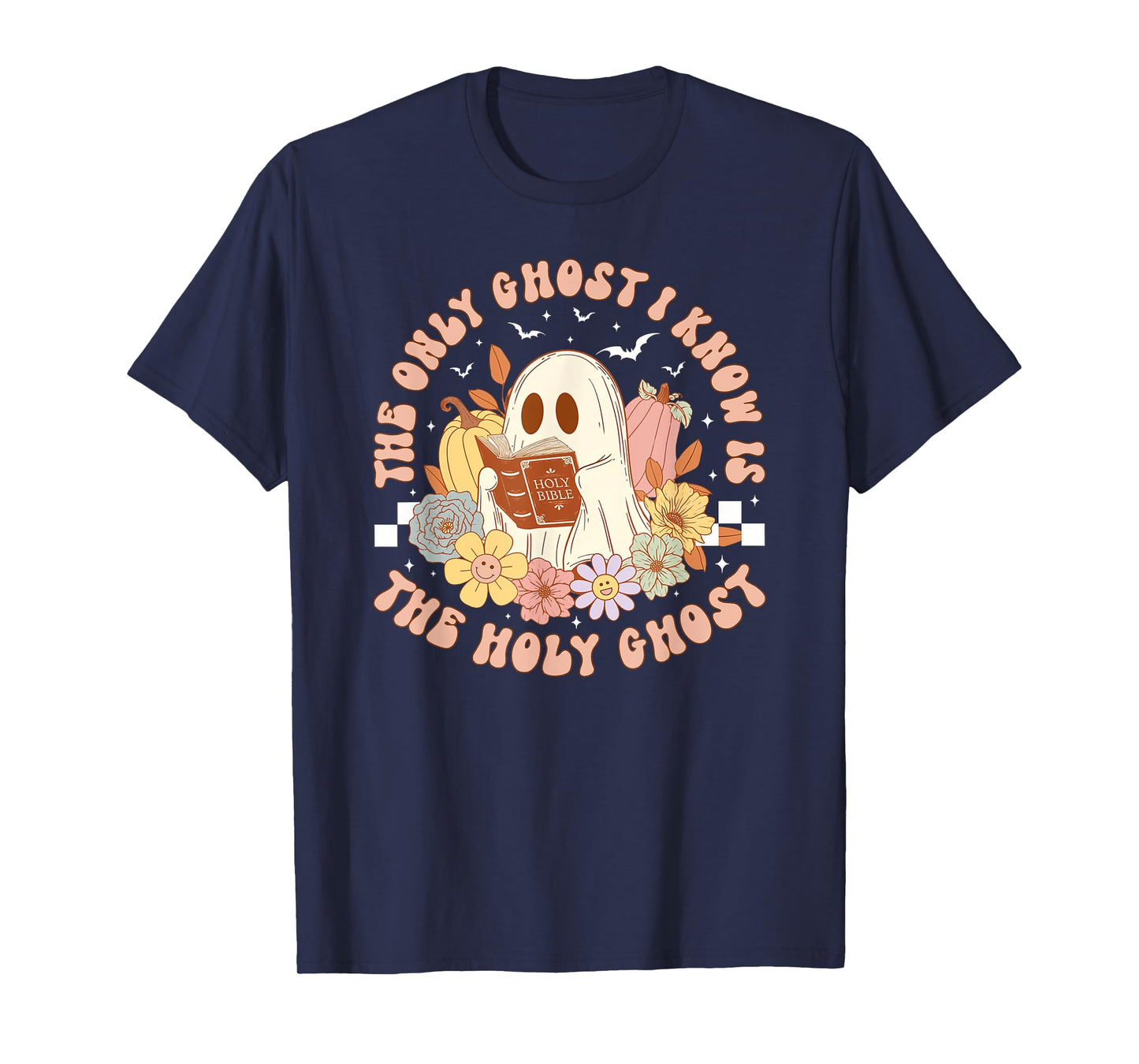 The Only Ghost I Know Is The Holy Ghost, Ghost Read Book T-Shirt