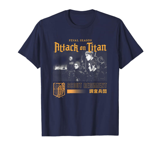 Attack on Titan Season 4 Scout Regiment Still Anime T-Shirt