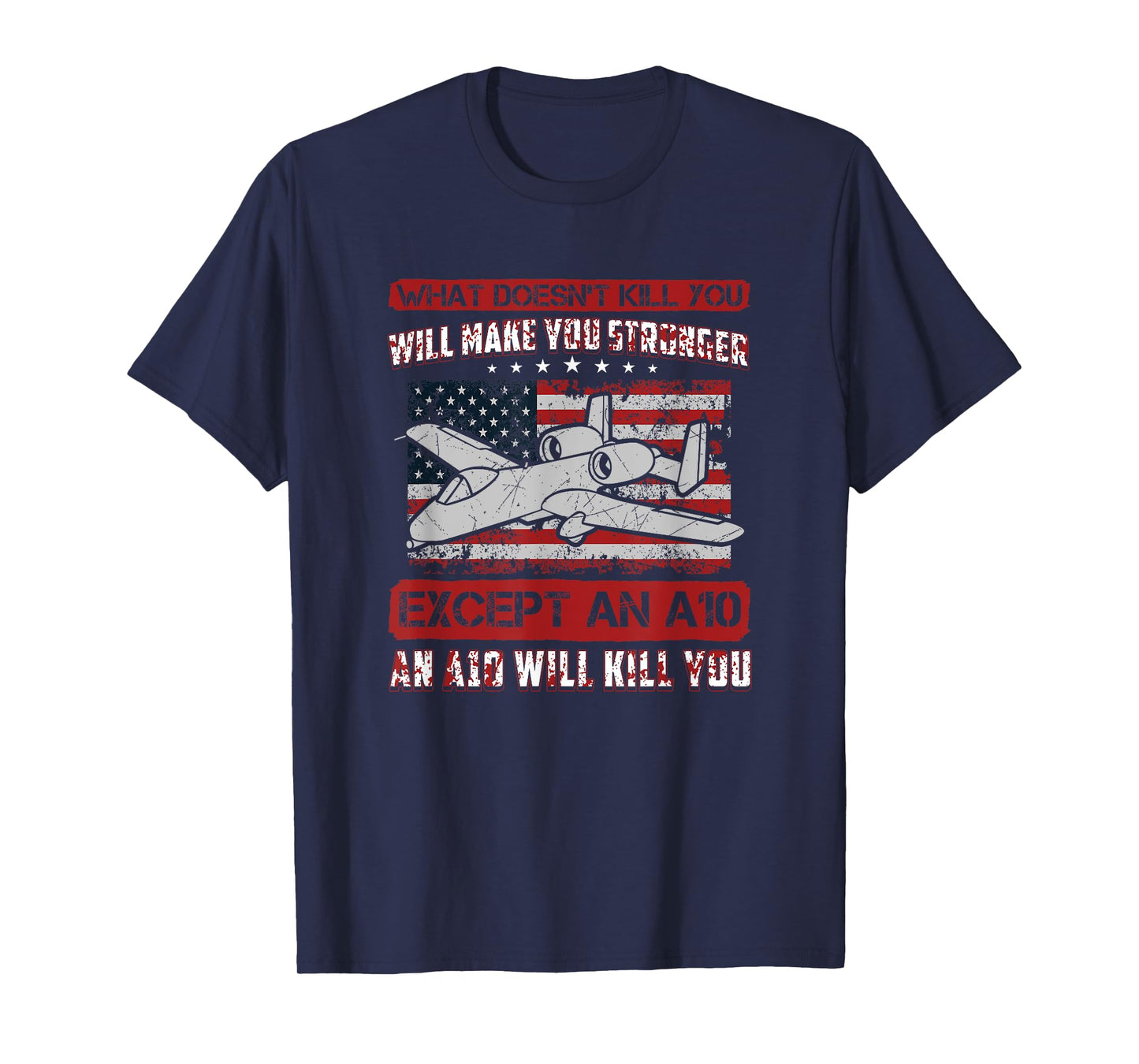Military A-10 Warthog Funny Military T-Shirt