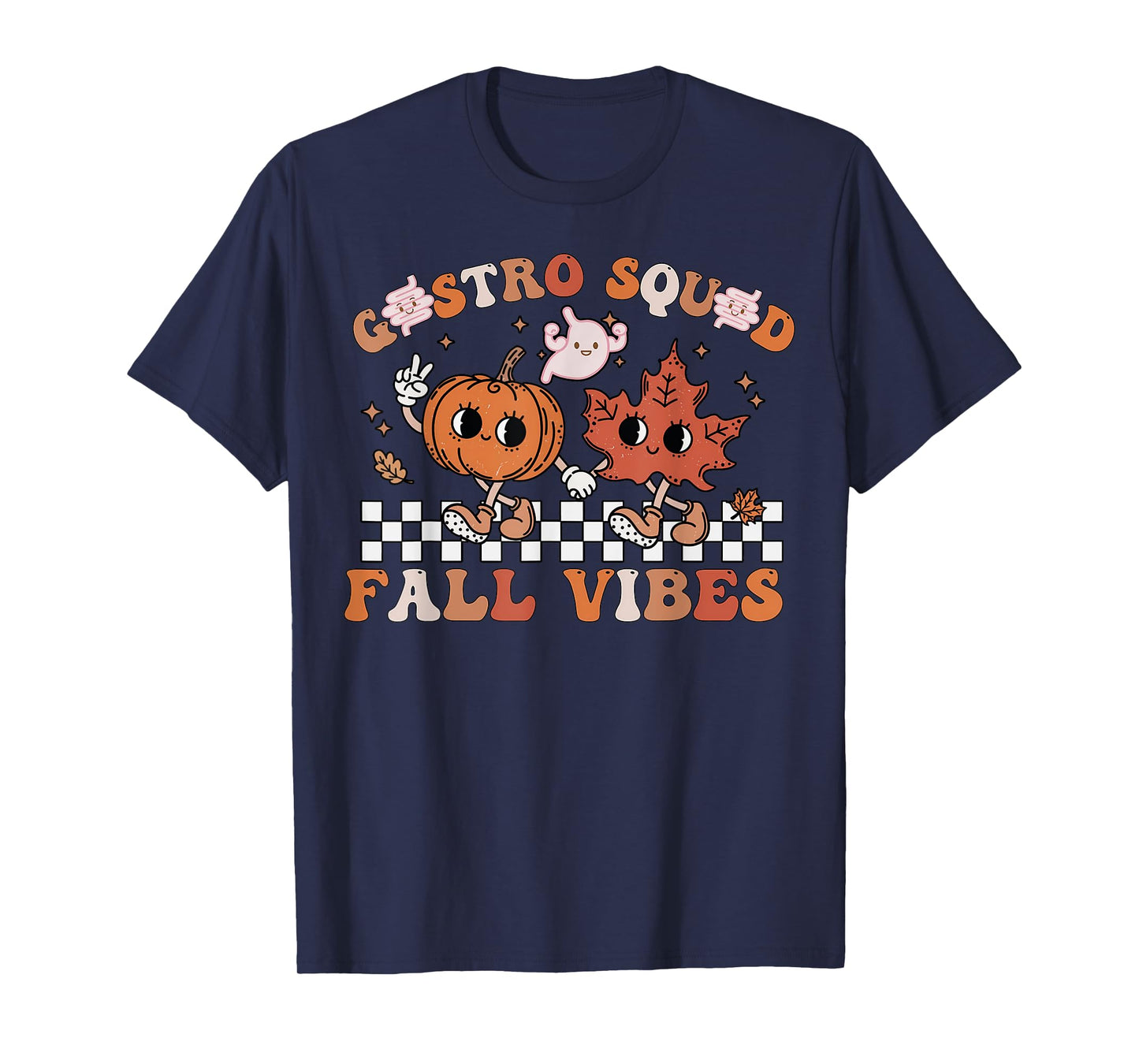 Gastro Squad Halloween Fall Vibes Gastro Crew Endoscopy T-Shirt
