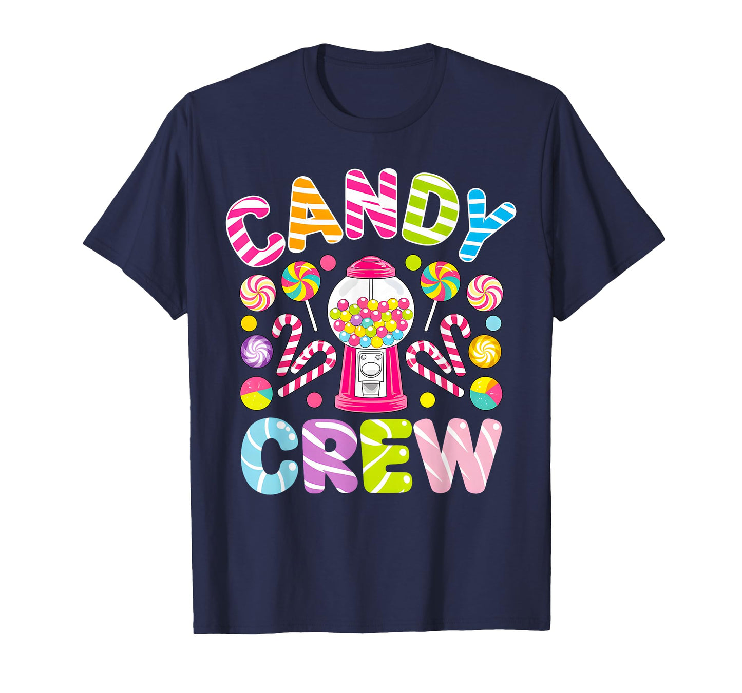 Groovy Candy Crew Sweetie Candy Squad Candy Birthday Party T-Shirt