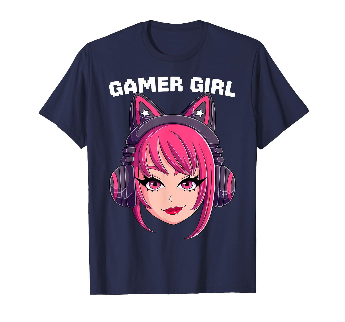 Gamer Anime Girl Anime Video Games Aesthetic Cute Gaming T-Shirt