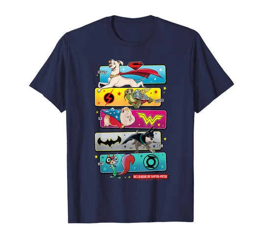 DC League of Super-Pets Krypto, Merton, PB, Ace and Chip T-Shirt