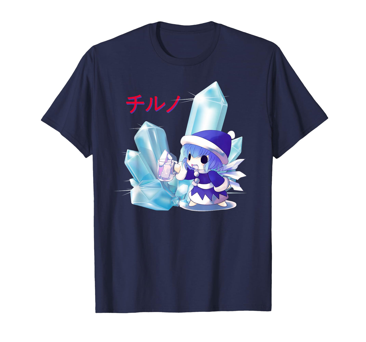 Cute Japanese Cirno Chibi - Kawaii Manga Anime Girl Otaku T-Shirt