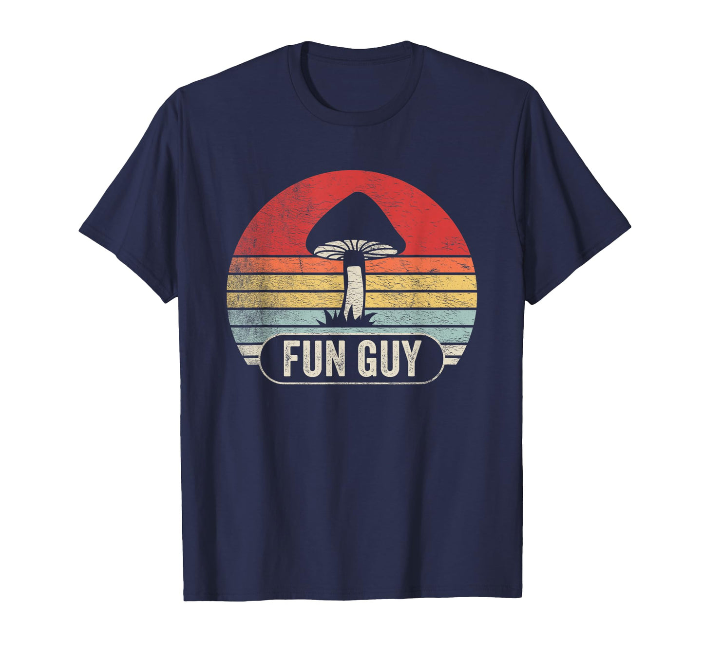 Vintage Funguy Fungi Funny Mushroom Fungi Shirt Fun Guy T-Shirt