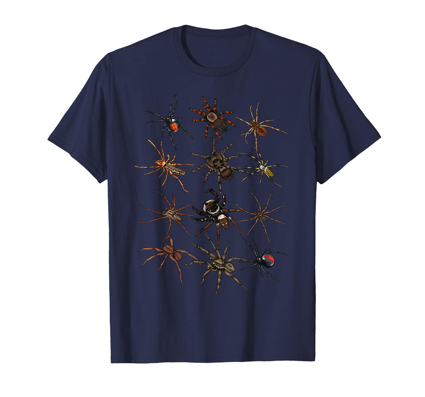 Cool Spider For Men Women Arachnid Spooky Scary Halloween T-Shirt