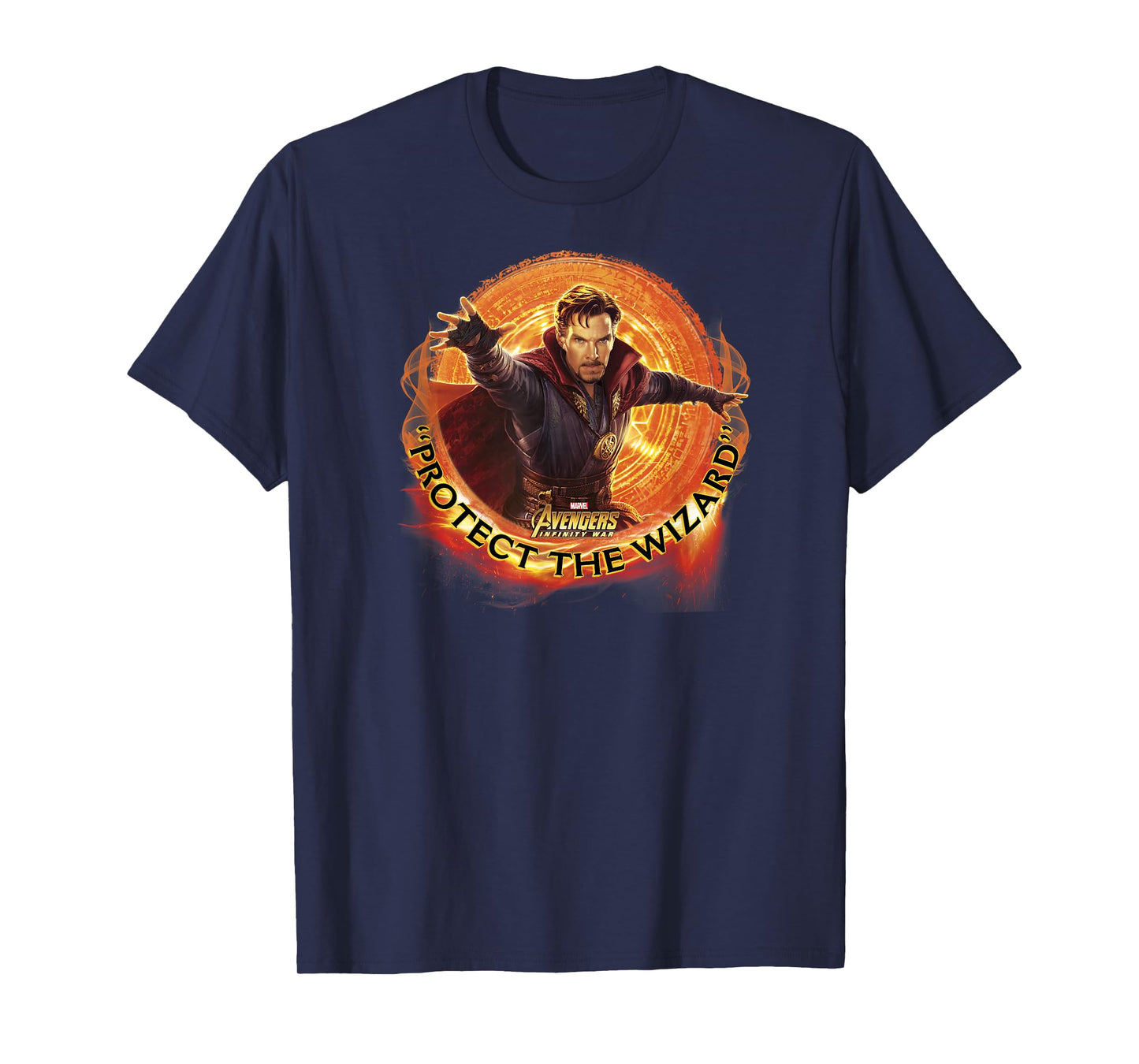 Marvel Infinity War Protect the Wizard Dr. Strange T-Shirt T-Shirt