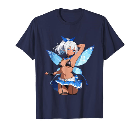 Waifu Sexy Anime Girl Fairy Glasses Japanese Style T-Shirt