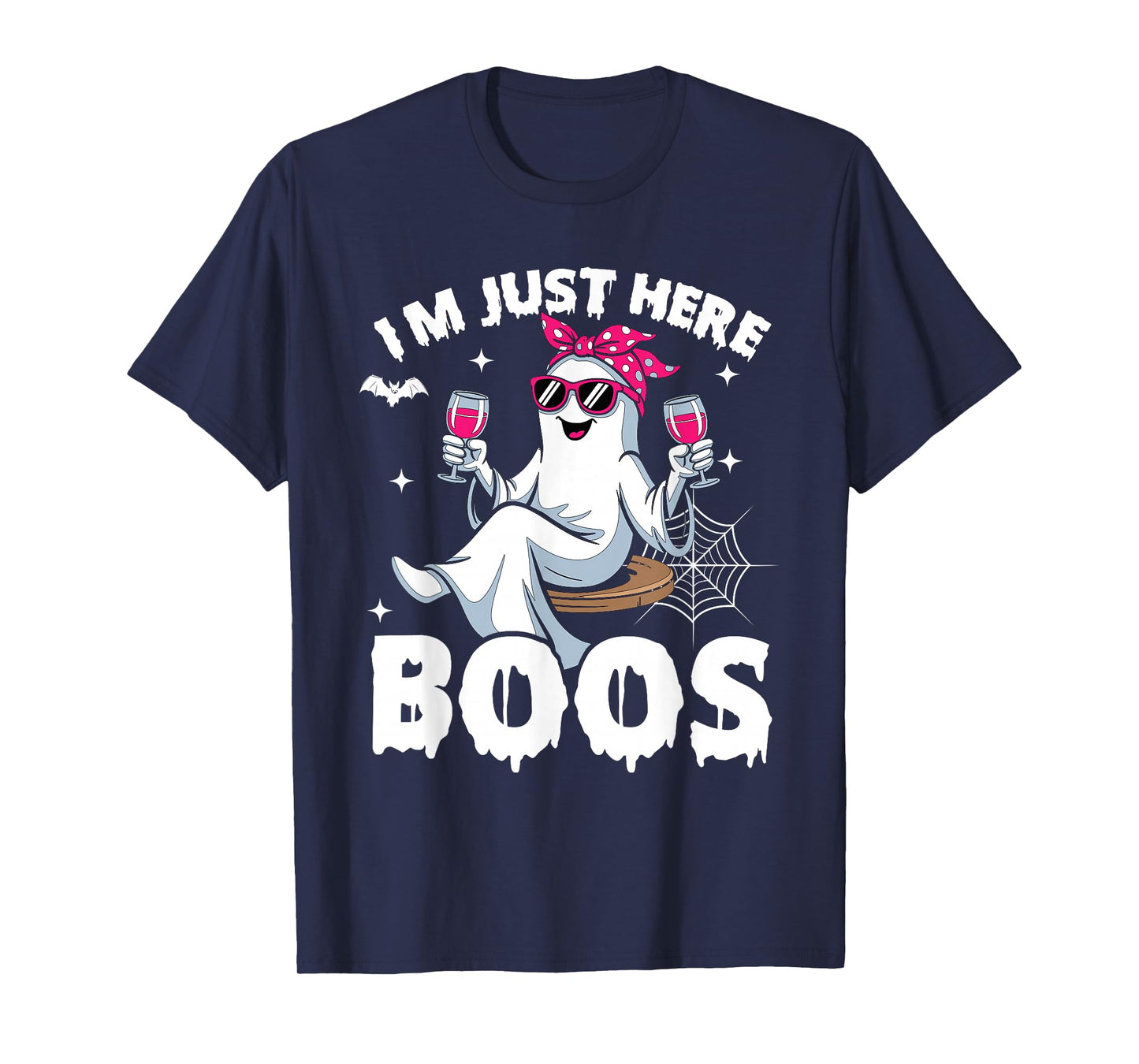 I'm Just Here for The Boos Halloween Costume Ghost Cute T-Shirt