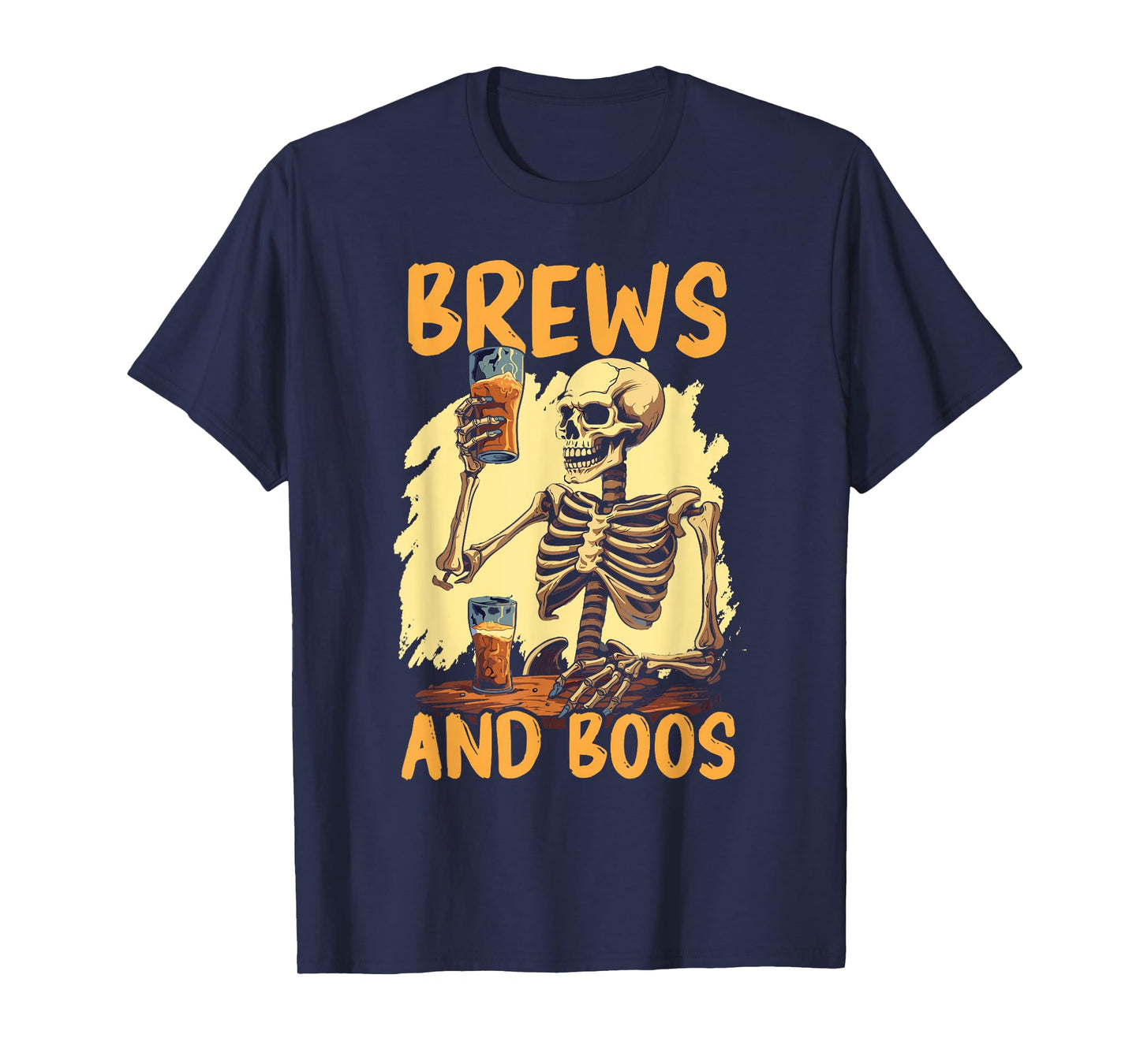 Halloween Beer Drinker Trick Or Treat Spooky Alcoholic T-Shirt