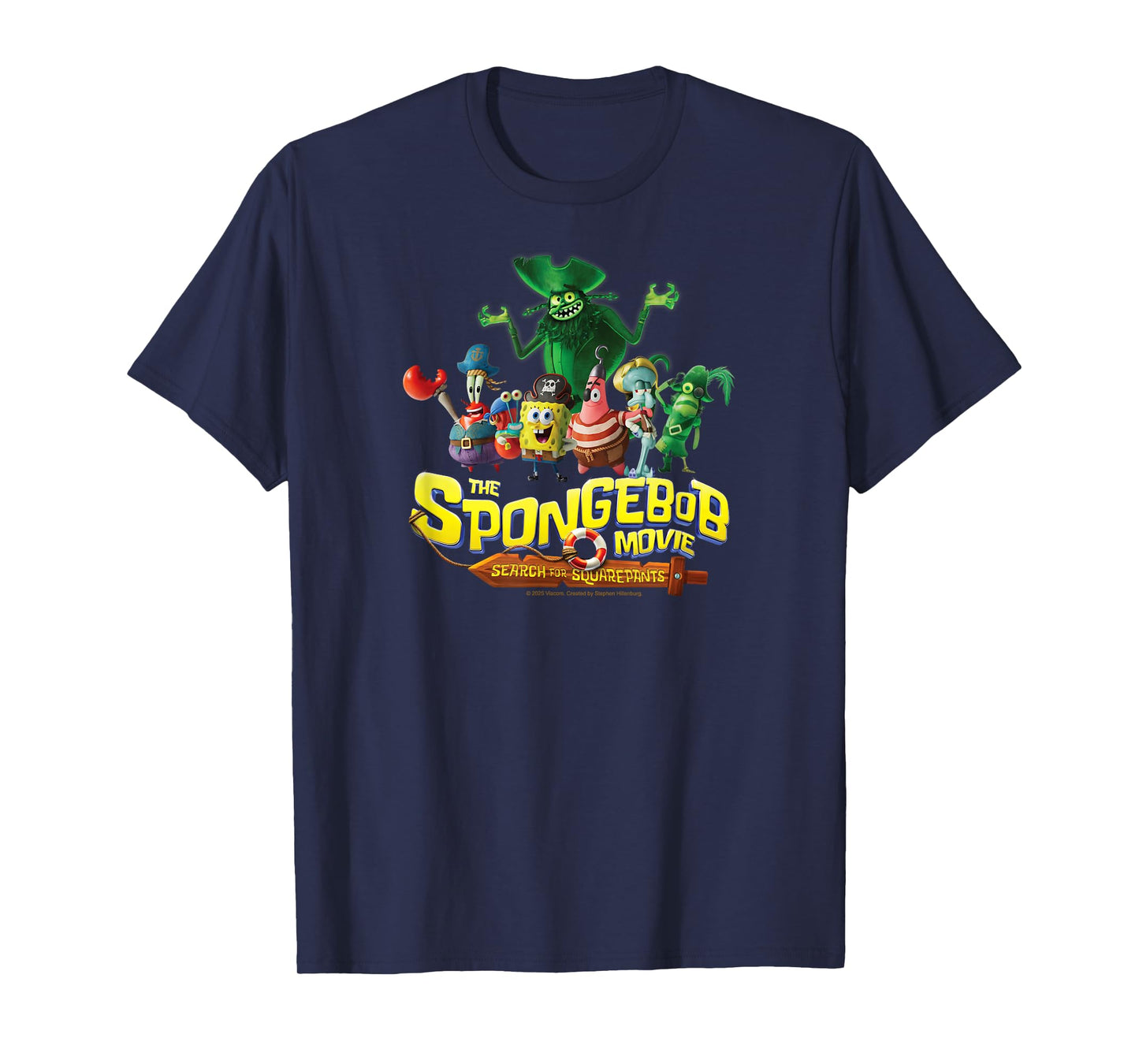 The SpongeBob Movie: Search for SquarePants Movie Logo T-Shirt
