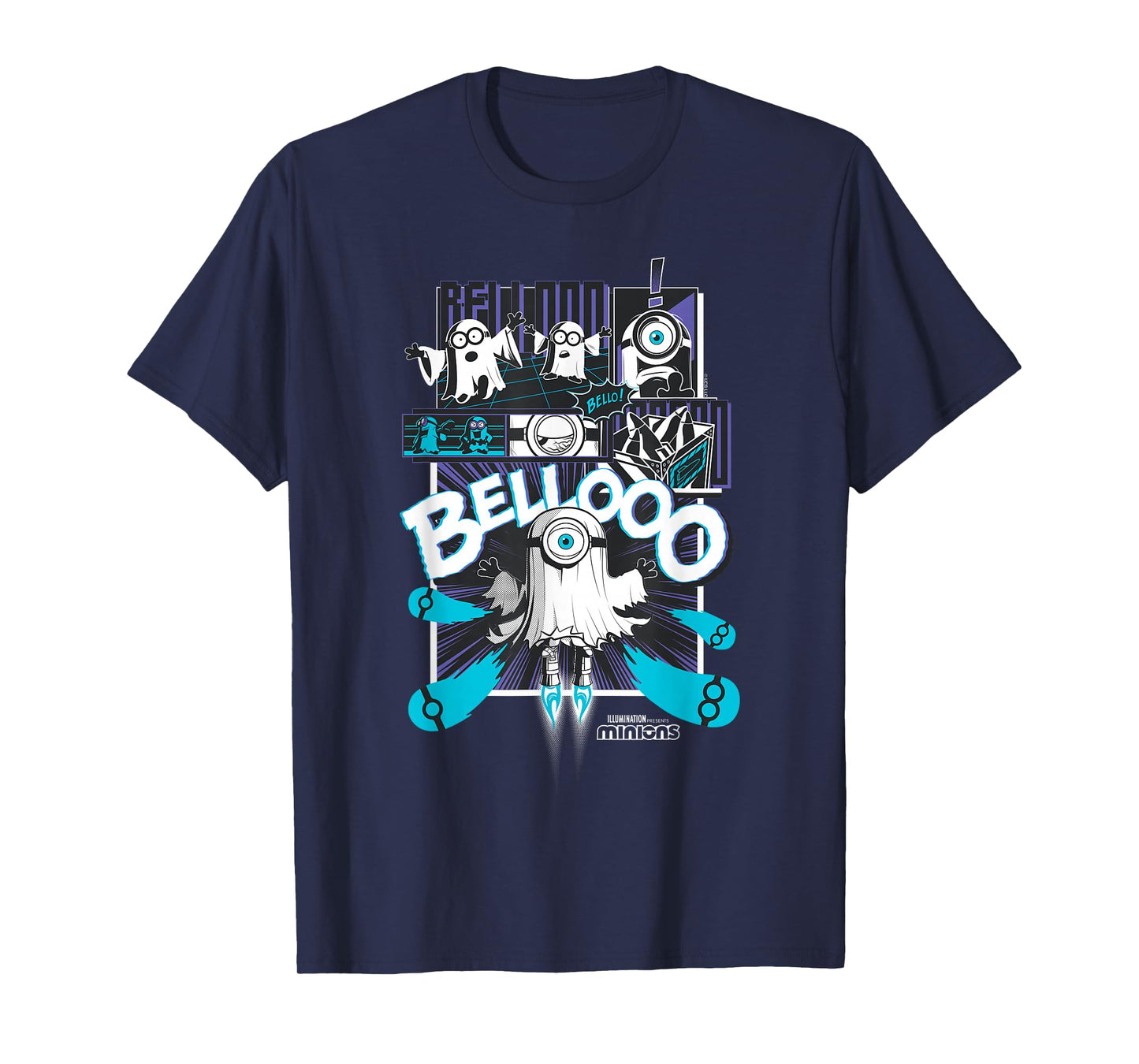 Minions Ghost Bello Halloween T-Shirt