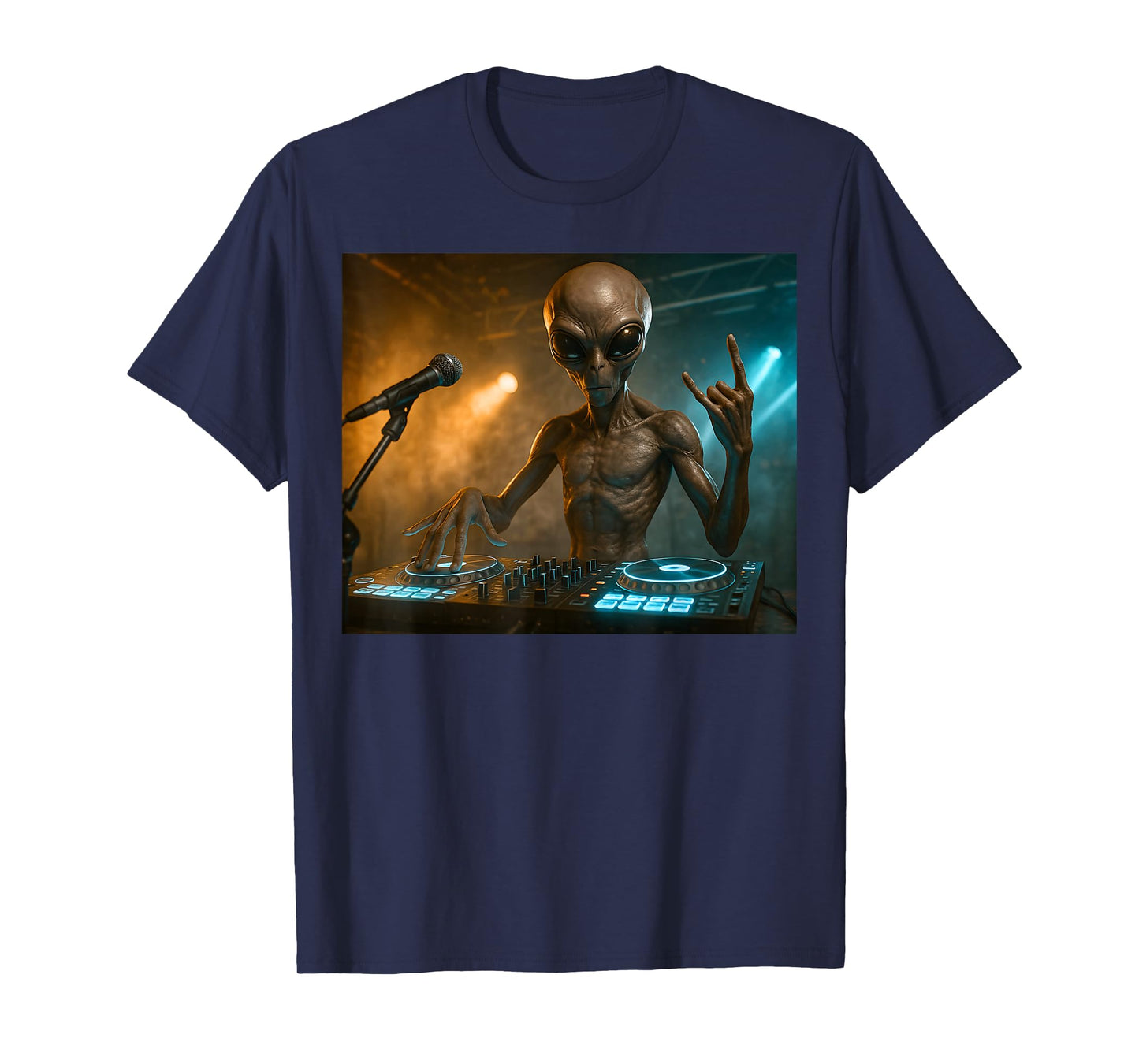 House Alien DJ Disco T-Shirt
