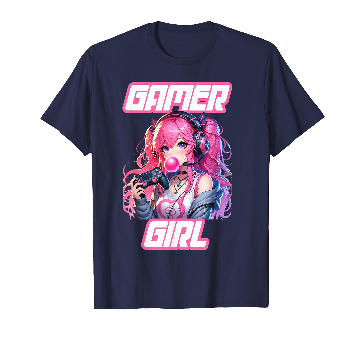 Gamer Girl Kawaii Video Game Graphic Gaming Teen Girls Women T-Shirt