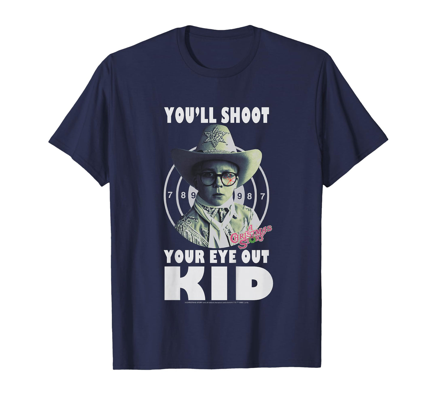 Kids A Christmas Story Ralphie You'll Shoot Your Eye Out Kid T-Shirt